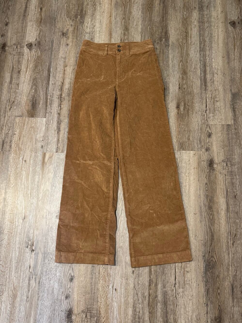 Faherty Women’s Stretch Corduroy Wide Leg Pant Size 27